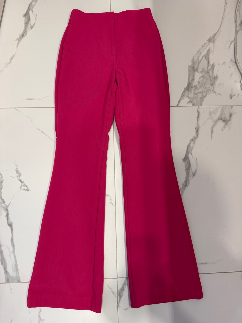 Zara Bright Fuchsia Flare Pants